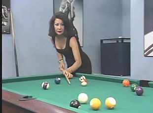 Pool playing turns into pool fucking